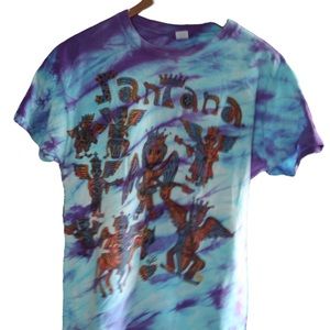 Vintage 1990 Carlos Santana Shirt Tie Dye Single Stitch Band Shirt Michael Roman